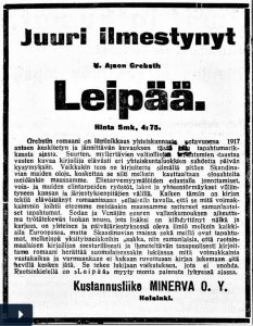 ”Juuri Ilmestynyt … Leipää.” – Elämää Turussa 1917-1918