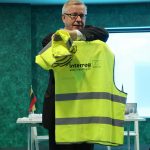 Lauri Ojala presenting the project’s new dissemination kit – photo Maria Nykyri