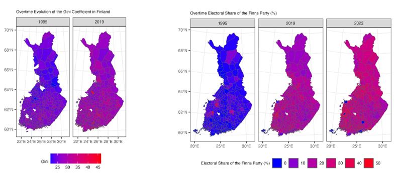 Mapping Inequality and the Electoral Expansion of the Finns Party.