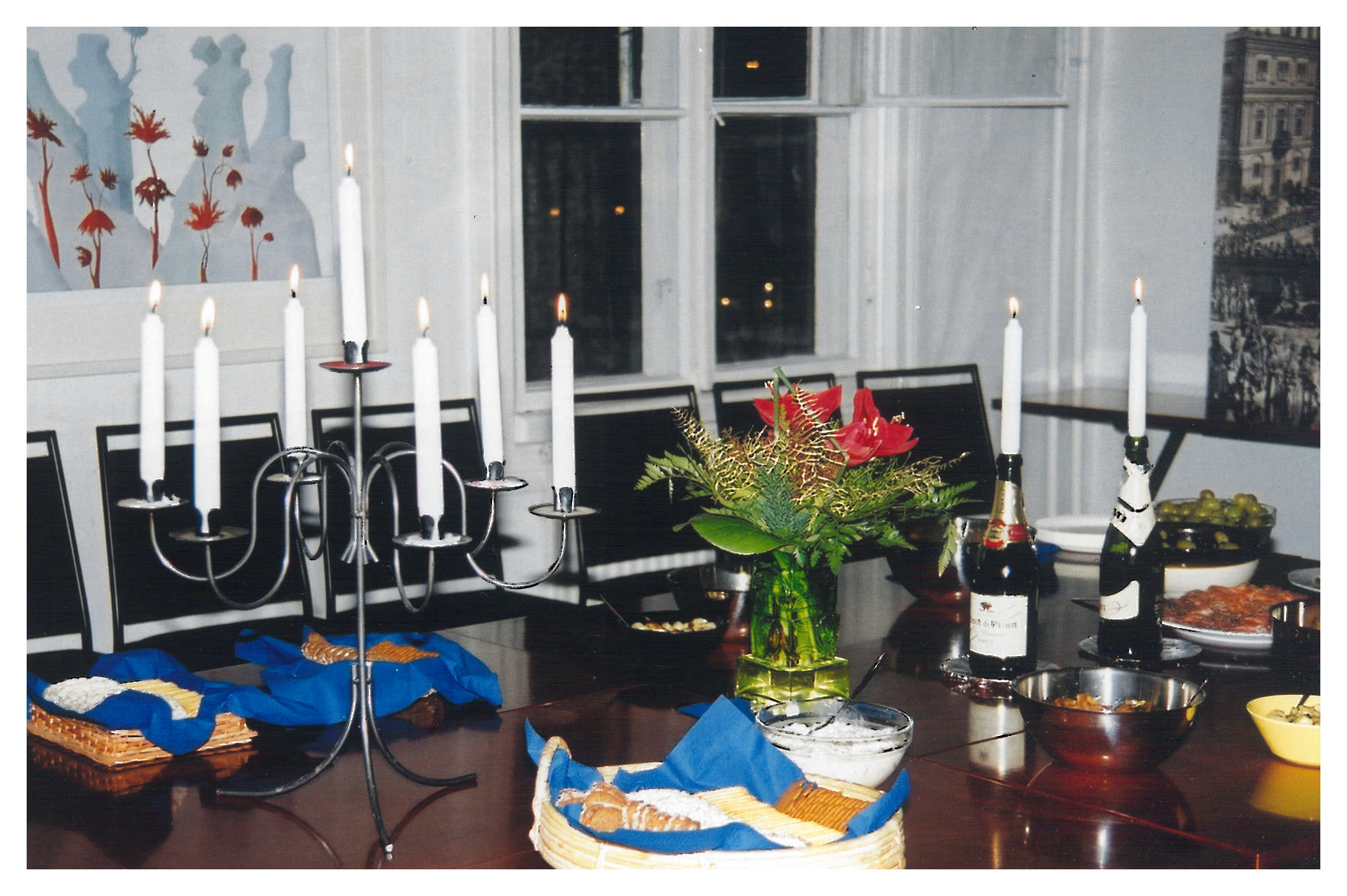 Litzen-luennon tarjoiluja Arwidssoninkadulla vuonna 2000,