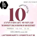 10 YEARS OF KULTVA anniversary seminar October 10th