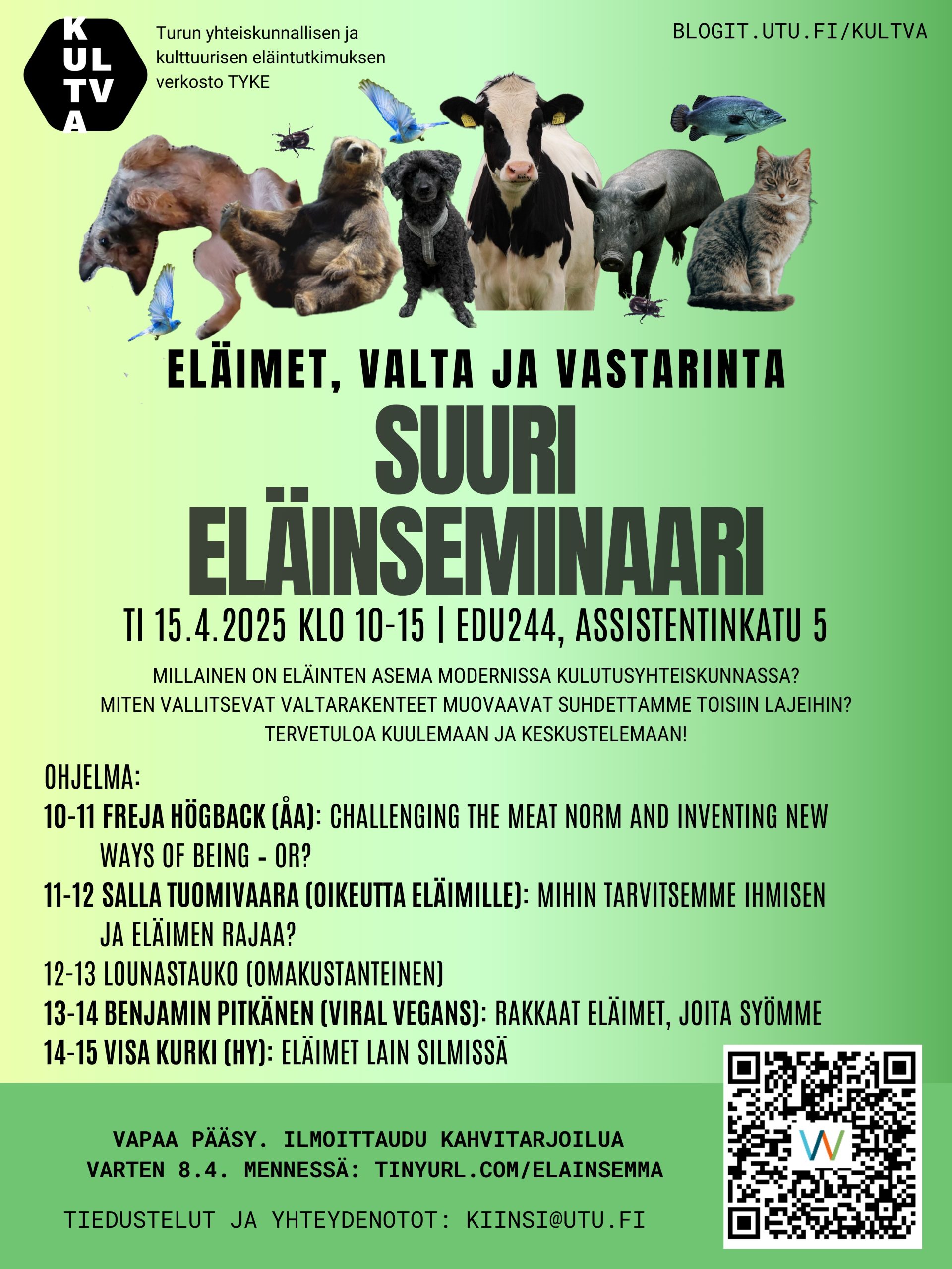 Eläimet, valta ja vastarinta: Suuri eläinseminaari