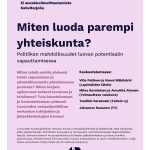 Miten luoda parempi yhteiskunta? Politiikan mahdollisuudet luovan potentiaalin vapauttamisessa