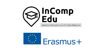 InCompEdu-hankkeen ja Erasmus+ -ohjelman logot