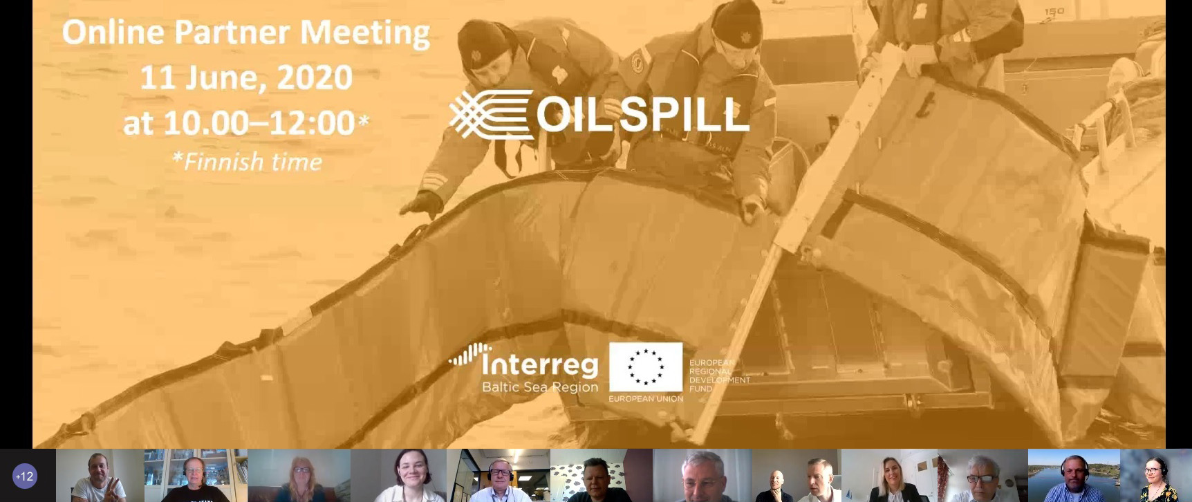 OIL SPILL Online Midterm Meeting, 11 June 2020 OIL SPILL Project