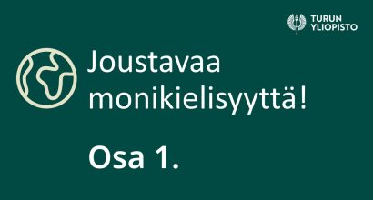Teksti: Joustavaa monikielisyyttä! Osa 1.