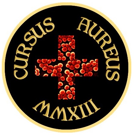 Lääketieteellisen vuosikurssin Cursus Aureus merkki.