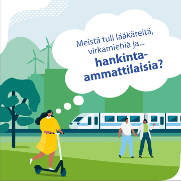 Kysytyksi hankinta-alan ammattilaiseksi on monta reittiä