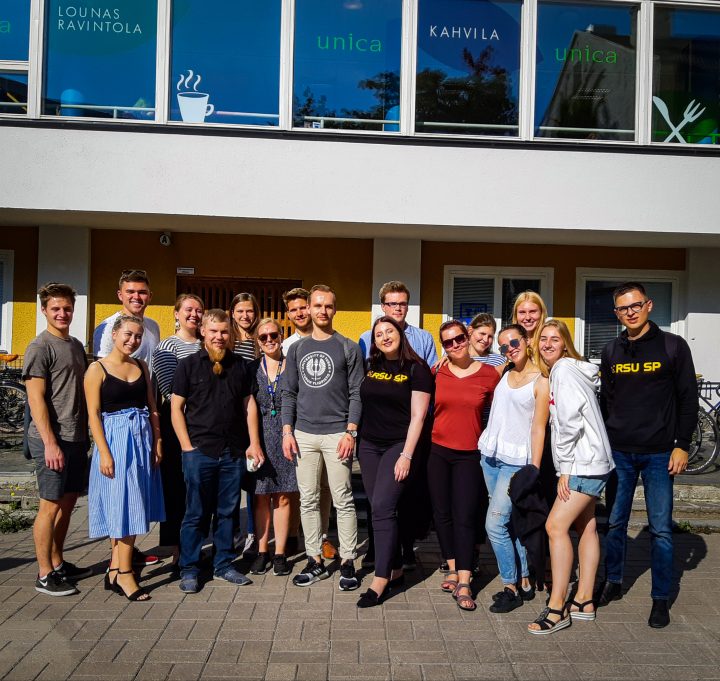 Guests from Rīga Stradiņš University Student Union, Latvia.