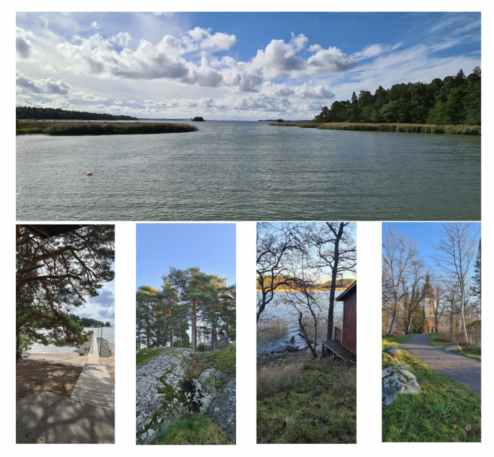 Ruissalo and Naantali views during summer time.