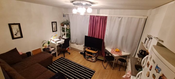A fully furnished student studio