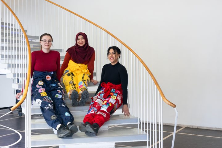 Students in overalls
