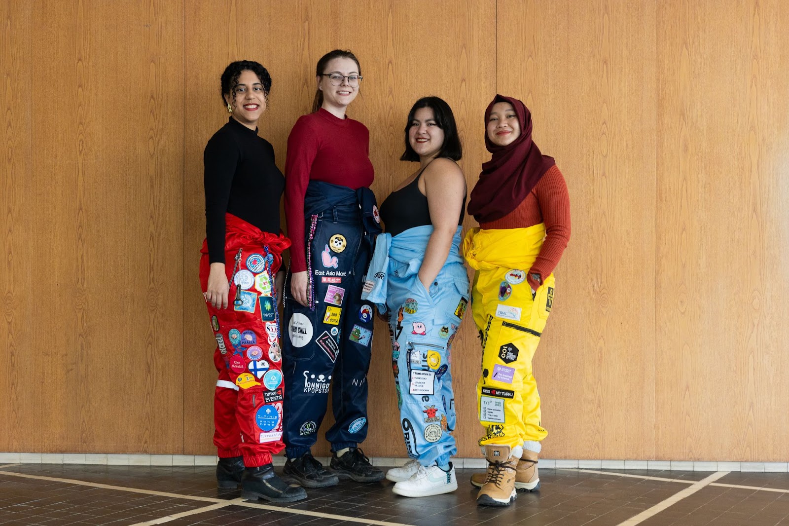 Students in overalls
